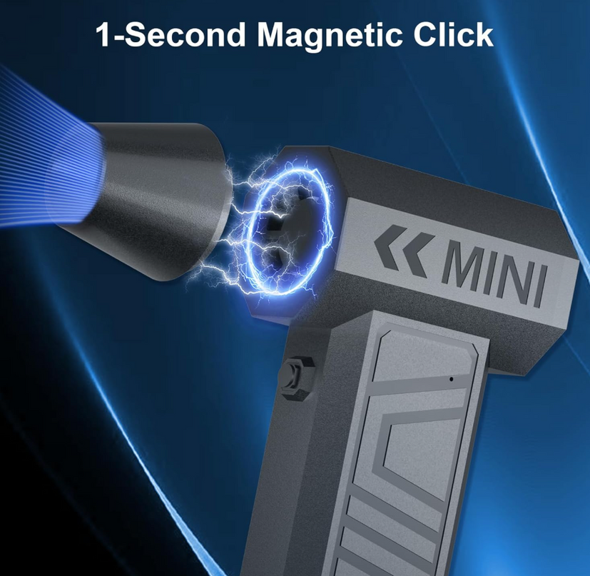 LEEPEE X3 Cordless Air Duster 130,000RPM High-Speed Mini Blower, 4-Gear Adjustable Power Turbo Jet Fan, Portable Dust Blower for Cleaning Electronics, Cars, Homes, and Outdoor Spaces LeafyLoom