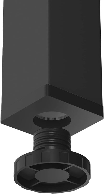 sogesfurniture Computer Office Desk Computer Table with BIFMA Certification Sturdy Office Desk Writing Desk,Teak&Black,BHUS-AC3BB-8040 - LeafyLoom