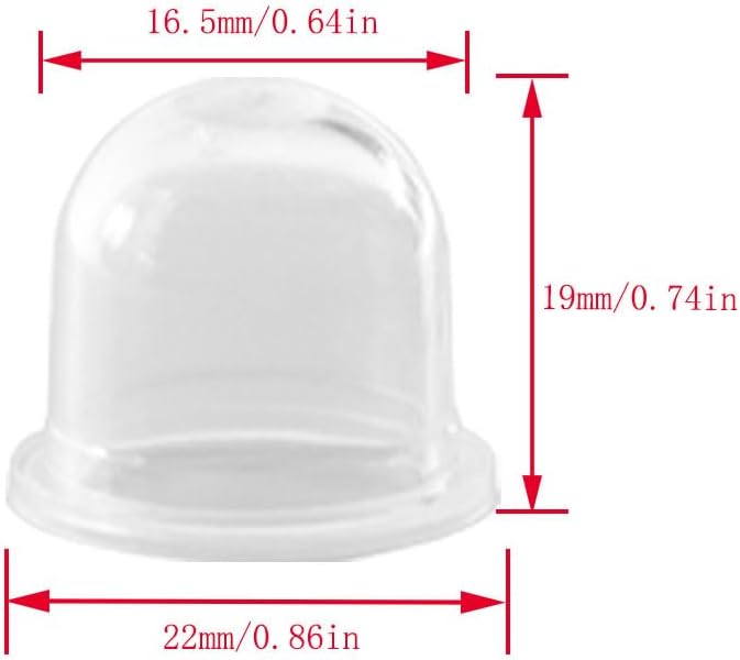 A226002160 Air Filter Fuel Line Kit 2PCS Compatible with 90183Y for Echo PB-2520 Hand-Held Blower - LeafyLoom