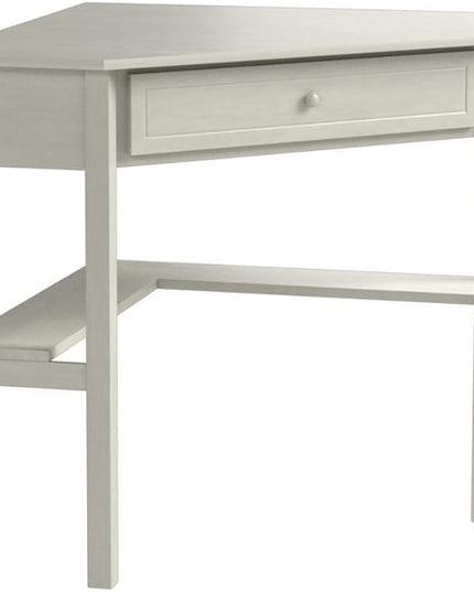 Giantex with One Drawer and One Storage Shelf, White Finish - LeafyLoom
