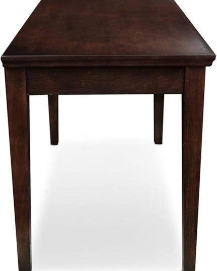 Leick Home 81400 Laptop Computer Writing Desk with Drop Front Keyboard Drawer, Chocolate Cherry - LeafyLoom