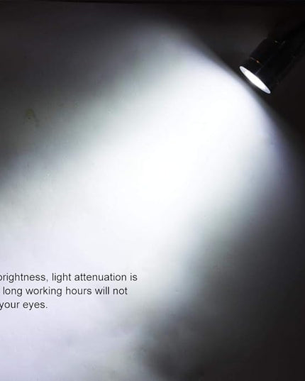 CHICIRIS 3W Flexible Lamp, LED Desk Lamp, Home Sewing Machine Light with Magnetic Base, Flexible Eye Work Lamp for Machine Tools Workbench Reading Lamp - LeafyLoom