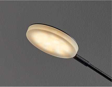 Adesso Home 2150-01 Contemporary Modern LED Desk Lamp from Grover Collection in Black Finish, 4.75 inches - LeafyLoom