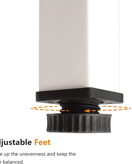 Need Small Desk 31 1/2" No Assembly Foldable Writing Table,Sturdy and Heavy Duty Folding Computer Desks for Small Space/Home Office/Dormitory AC5DW(80 * 40) - LeafyLoom