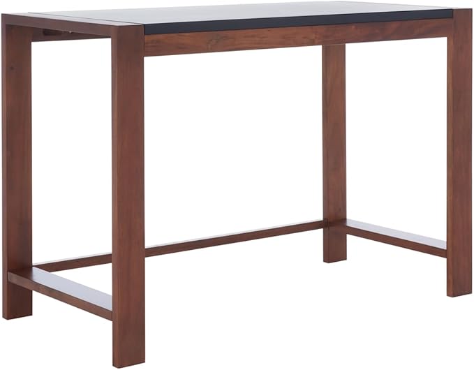 Safavieh Home Collection Halleck Black/Brown Desk, Medium - LeafyLoom