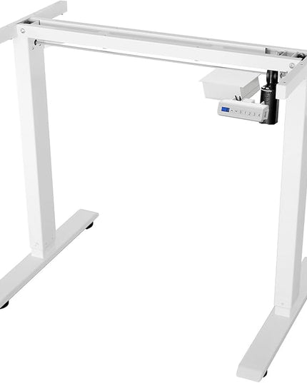 Electric Height Adjustable Stand up Desk Home Office Ergonomic Computer Workstation(Frame Only) - LeafyLoom