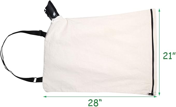 Wadoy 127-7040 Bag Compatible with Toro Leaf Blower Vac Bag Replacement, fits 51574, 51592, 51593, 51594, 51599, 51609, 51602,51619, 51621 - LeafyLoom