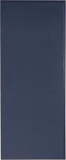 Linon Campaign Desk Navy with Gold Legs, Blue - LeafyLoom