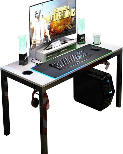 Need Gaming Desk- 47" All-in-one Gamer Computer Table with Headphone Hook/Cup Holder, Professional Game PC Workstation, AC14-12060LBPRO-ND - LeafyLoom