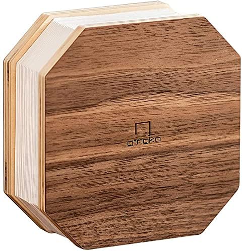 Gingko Natural Walnut Wood Smart Accordion Lamp - LeafyLoom