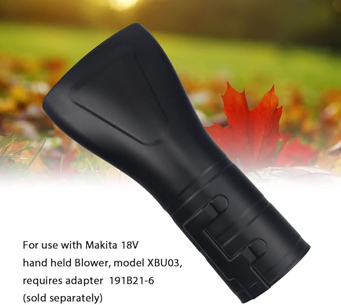 197889-6 Blower Flat End Nozzle, Compatible with 18V X2 36V Hand held Blower, Fits XBU03 & XBU02Z Model - LeafyLoom