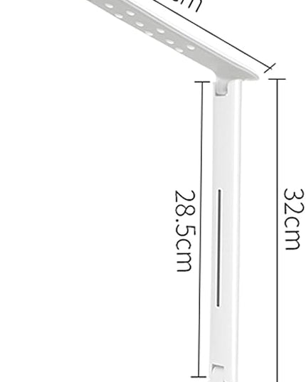 LaiduoleLED Desk Lamp with 3 Lighting Modes, 3 Brightness Level, Dimmable Foldable Eye-Caring 7W Desk Lamp with Touch Control for Studying Working Reading (White) - LeafyLoom