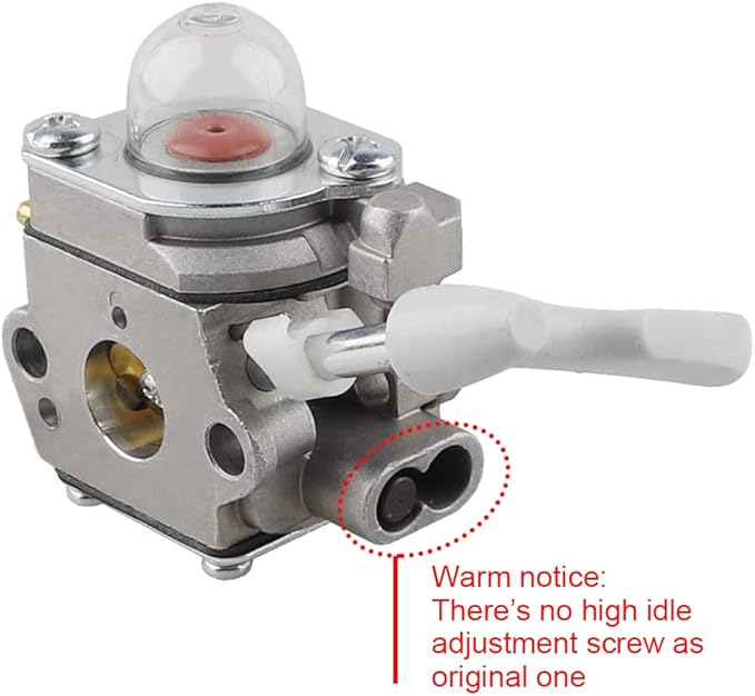 308054114 Carburetor for Homelite 26B Leaf Blower UT09526 308054075 with Carburetor Adjusting Tool Air Filter Primer Bulb - LeafyLoom