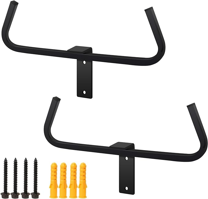Backpack Sprayer Wall Mount Rack Hanger Backpack Leaf Blower Rack Holder Garden Tool Garage Organizer and Storage,Hunting Pack Storage Tactical Gear Stand (2 PCS) - LeafyLoom