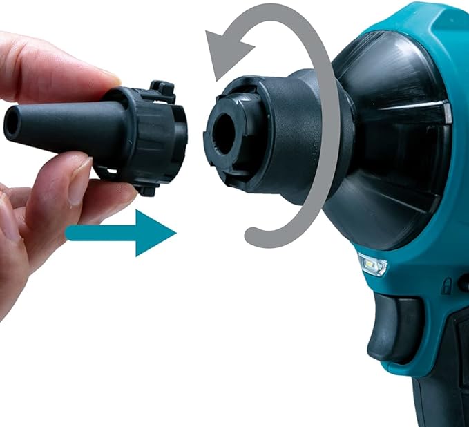 Makita AS001GZ Rechargeable Air Duster, Compatible with 40 Vmax (main unit only). *Battery, charger, and case sold separately - LeafyLoom