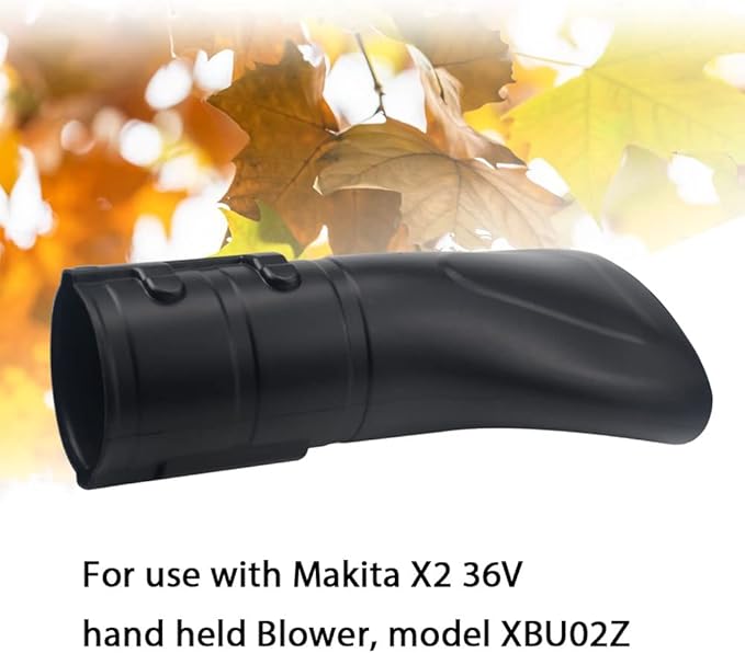 197889-6 Blower Flat End Nozzle, Compatible with 18V X2 36V Hand held Blower, Fits XBU03 & XBU02Z Model - LeafyLoom