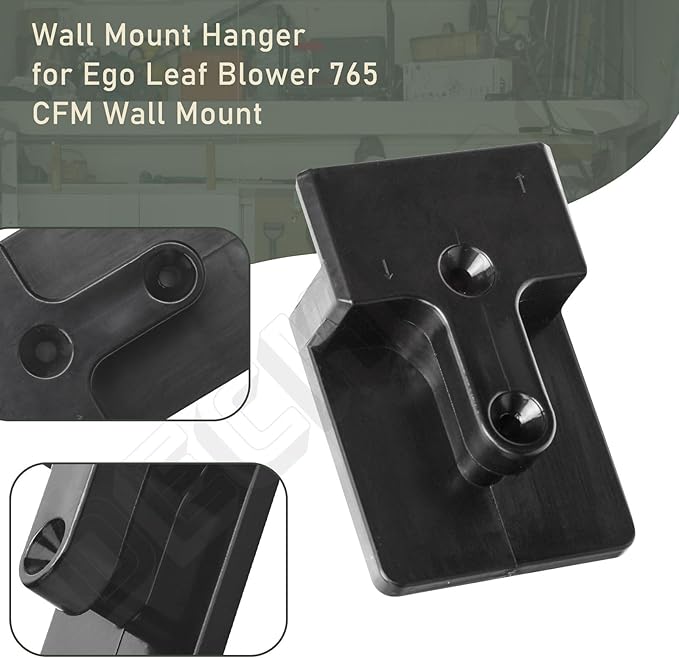 DECKMAN Wall Mount Hanger for Ego Leaf Blower 765 CFM Wall Mount, LB7654 Leaf Blower, Hook/Holder Say Goodbye to Clutter and Hello to an Organized Space Fits Garage or Shed Organization - LeafyLoom