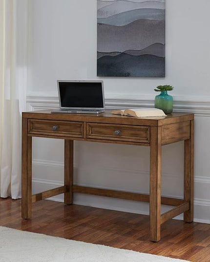 Homestyles Desk, 44Lx23.75Dx31.25H, Brown - LeafyLoom