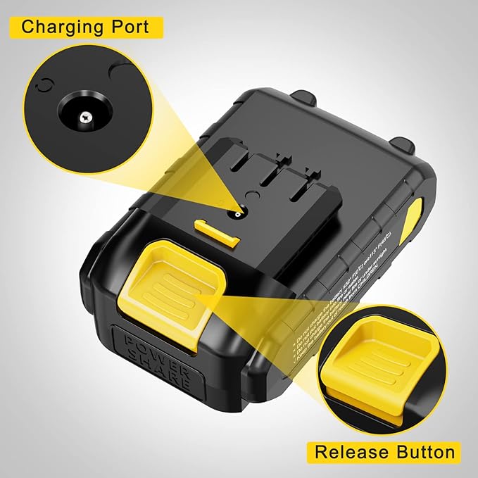 Somorei 1 Pack Battery 20V Cordless Leaf Blower, Replacement for Small Blower, Battery Only (Charger Not Included) - LeafyLoom