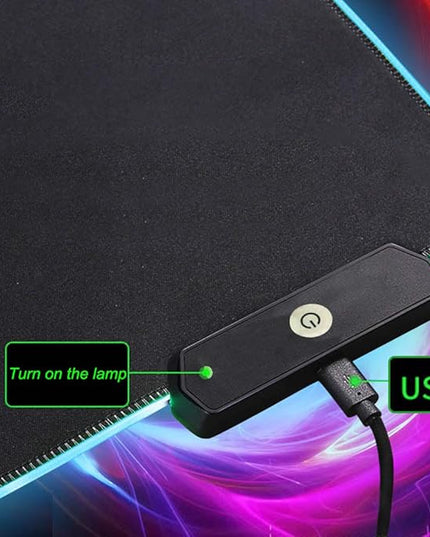 Need Gaming Desk- 47" All-in-one Gamer Computer Table with Headphone Hook/Cup Holder, Professional Game PC Workstation, AC14-12060LBPRO-ND - LeafyLoom