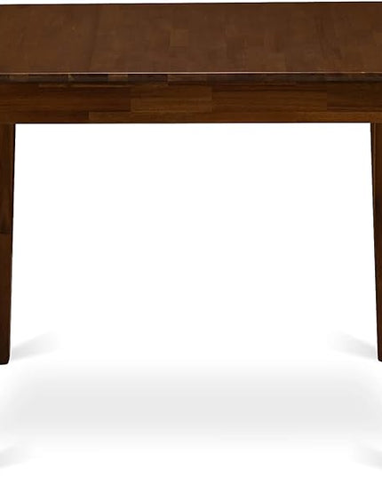 East West Furniture OXLA3-AWA-05 Oxford 3 Piece Room Furniture Set Consist of a Square Dining Table and 2 Upholstered Chairs, 36x36 Inch - LeafyLoom