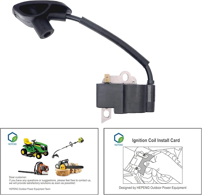HEPENG 4282-400-1310 Ignition Coils for Stihl Gasoline Backpack Blower BR500/BR550/BR600, Replace 4282-400-1305, 4282-400-1308, 4282 400 1305, 4282 400 1308, 4282 400 1310 - LeafyLoom