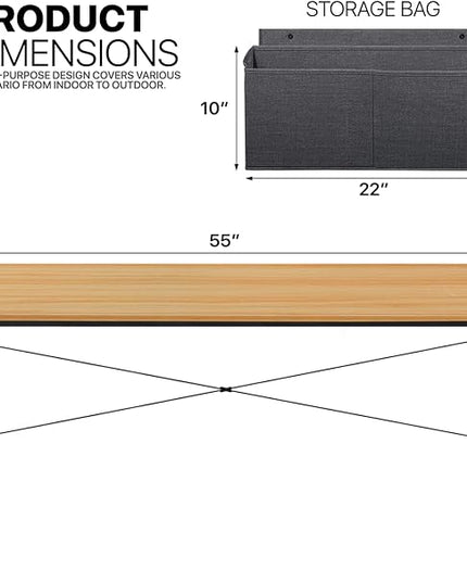 MoNiBloom Computer Desk, Modern Simple Style Laptop Table for Reading Writing Livingroom Bedroom - Light Walnut - LeafyLoom