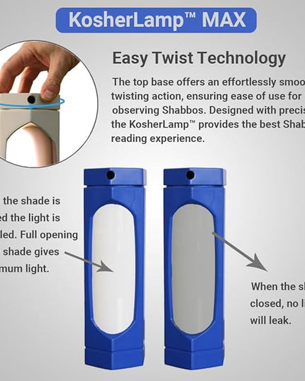 KosherLamp™ Max - Blue by Kosher Innovations™ - LeafyLoom
