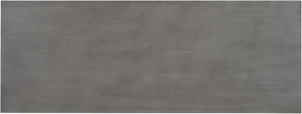 6-Piece Wood Rectangle Dining Table Set with Bench and 4 Cross Back Chairs for Kitchen Living Room, Farmhouse Rustic, Antique Graywash, 54" L x 36" W x 30" H - LeafyLoom