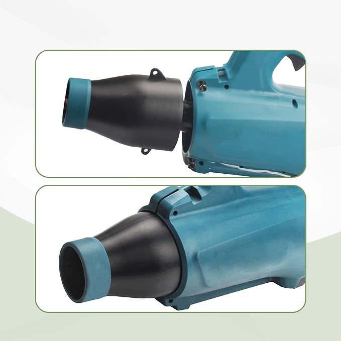 Car Drying Nozzle for Makita 18V LXT Leaf Blowers XBU03Z, XBU03SM1, DUB184Z, DUB184PT, DUB184PT2 - Contain Protective Silicone Band - LeafyLoom