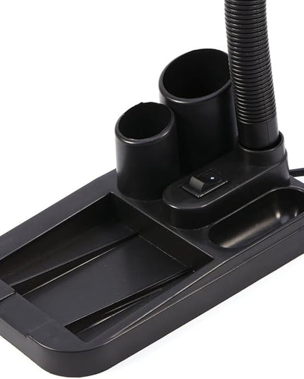 Magnifier with Light and Stand,Adjustable 40 LED Magnifying Desk Lamp Light Magnifier & Desk Lamp Illuminated Lighting 5X 10X Stand Magnifier Crafts Glass Tabletop Lamp with Pen Container - LeafyLoom