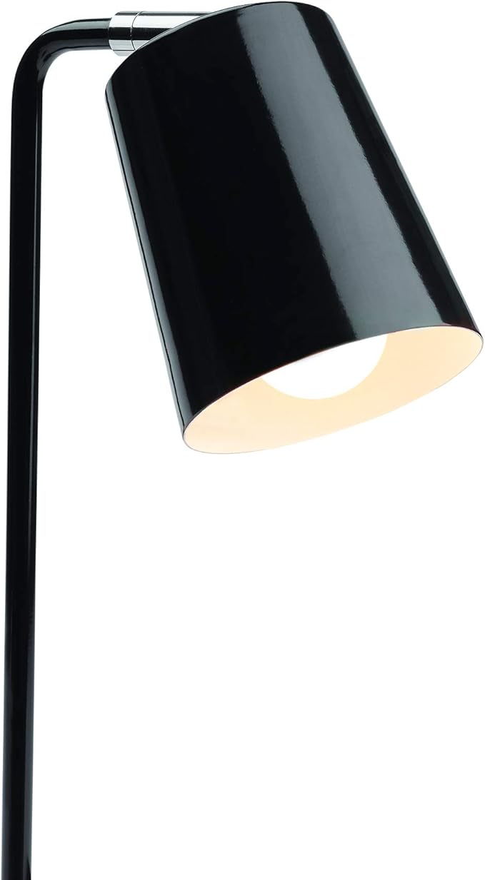 Newhouse Lighting NHDK-OS-BK Oslo Contemporary Desk Lamp with LED Bulb Included, Black - LeafyLoom