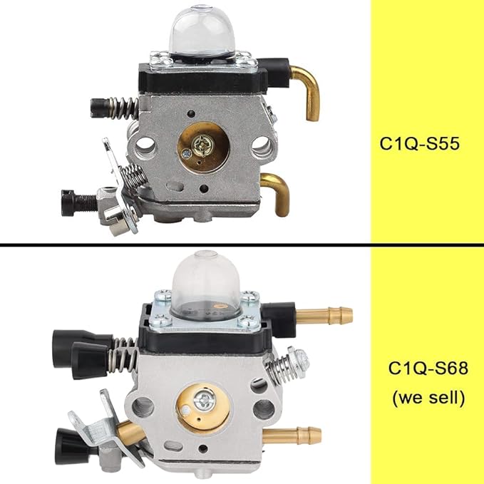 BG55 BG85 SH85 Carburetor for Stihl BG45 BG46 BG65 SH85 SH55 Leaf Blower Zama C1Q-S68 Carb Replace 4229 120 0606 Parts Fuel Filter - LeafyLoom