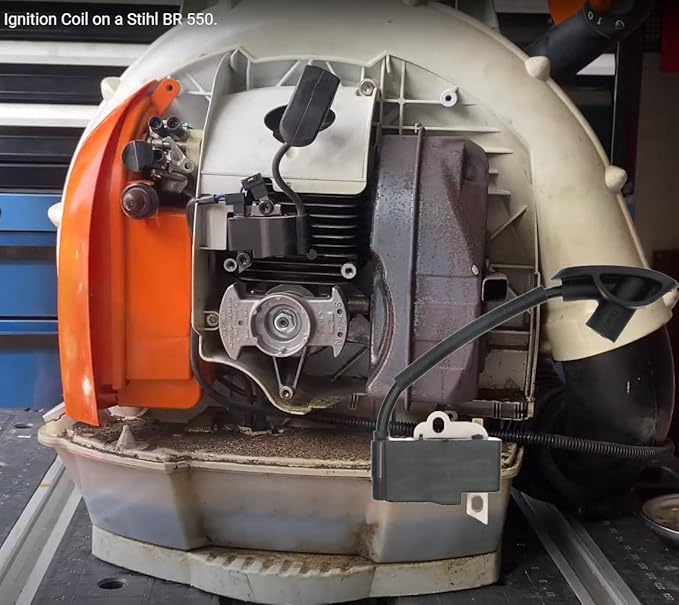 HEPENG 4282-400-1310 Ignition Coils for Stihl Gasoline Backpack Blower BR500/BR550/BR600, Replace 4282-400-1305, 4282-400-1308, 4282 400 1305, 4282 400 1308, 4282 400 1310 - LeafyLoom