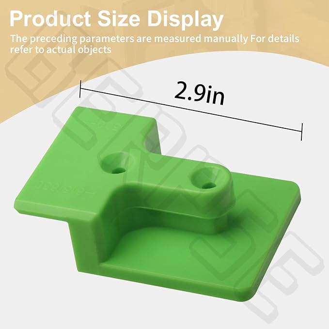 Blower Wall Mount/Mounting Bracket for EGO 530CFM 615/650CFM Leaf Blower, Suitable for Two Different Types of Blowers, Does Not Fit 765 CFM Vane Blower Models, W/Screws, Green - LeafyLoom