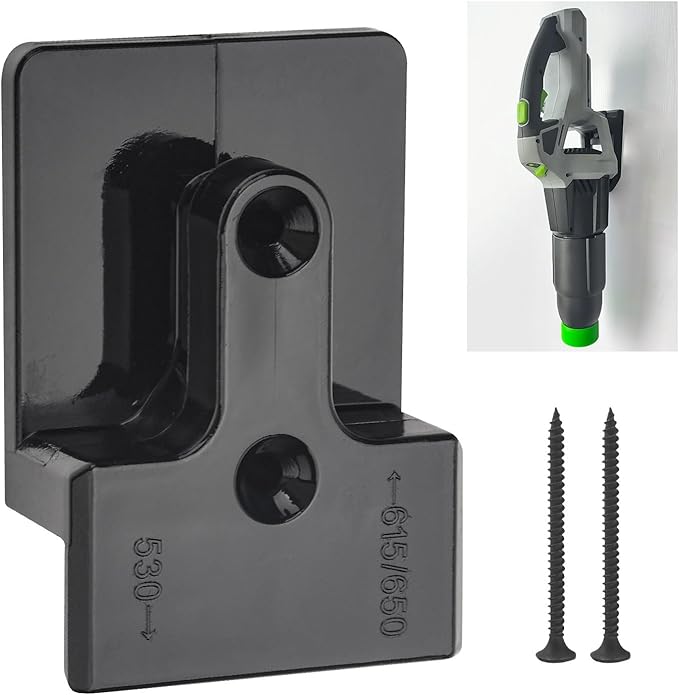 Blower Mounting Bracket for EGO 530, 615, 650, LB5300 Leaf Blower, with Blower Battery Bracket - Black - LeafyLoom