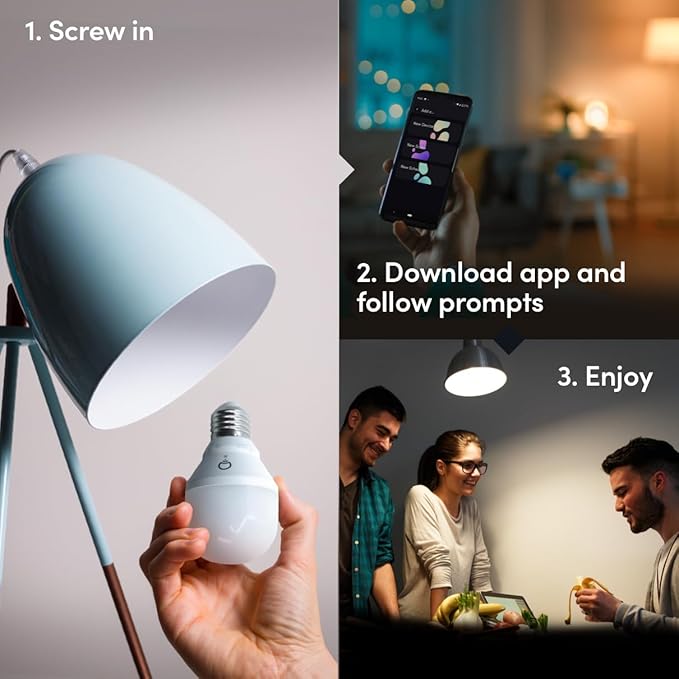 LIFX White A19 WiFi Smart LED Light Bulb, Dimmable, No Hub Required, Works with Alexa and Apple Home Kit, Hey Google, 2700k Warm White, 650 Lumens, 25,000-hour Lifetime, L3A19LW06E26US/12, 12 Pack LIFX