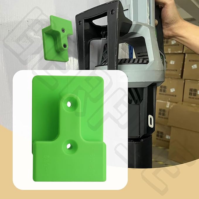 Blower Wall Mount/Mounting Bracket for EGO 530CFM 615/650CFM Leaf Blower, Suitable for Two Different Types of Blowers, Does Not Fit 765 CFM Vane Blower Models, W/Screws, Green - LeafyLoom