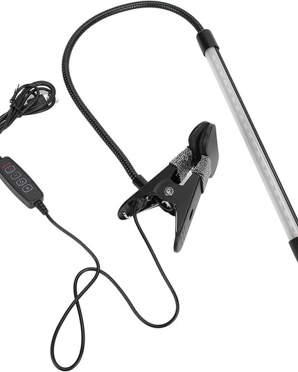 Desk Lamp Clip Light, Usb Clip‑On Led Table Clip Clip Light Dimmable Book Lights Dimmable Tattoo For Desk For Desk Lamps Lamps Nail Art Desk Lamp - LeafyLoom