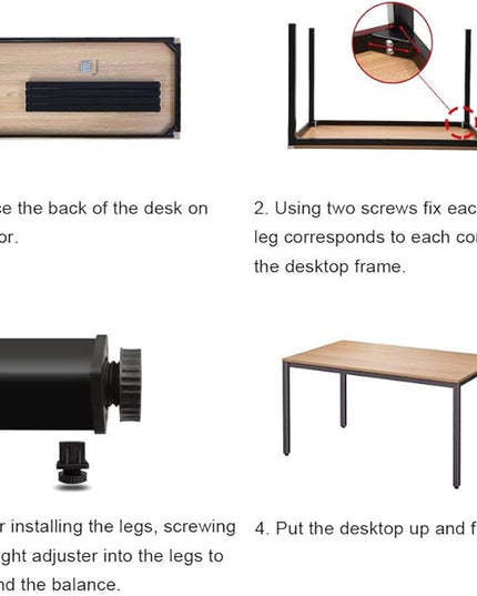 Need 55 Inch Large Computer Desk - Modern Simple Style Home Office Gaming Desk, Basic Writing Table for Study Student, White Metal Frame, White - LeafyLoom