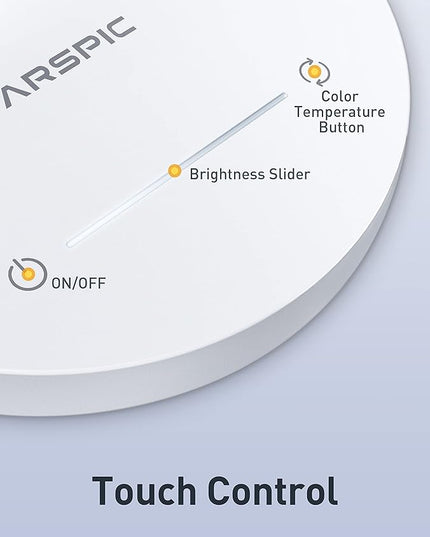 Desk Lamp, Dimmable Desk Light with USB Charging Port, Led Desk Lamp with 10 Brightness Levels & 5 Color Temperature, Touch Control, Adjustable Arm, Eye-Caring for Home Office Bedroom Reading - LeafyLoom