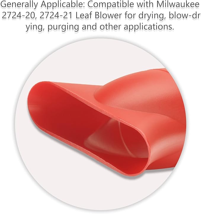 Leaf Blower Flat Tip Nozzle and Flare Nozzle Tip for Milwaukee M18 2724-20 & 2724-21 Fuel Leaf Blower, Work for Drying, Blow-Drying -Leaf Blower Flat Nozzle Tip - LeafyLoom