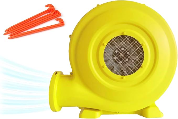 Inflatable Blower,1200W 1.5 HP Inflatable Bouncer Blower,Air Blower for Inflatables,Commercial Bounce House Blower for Bounce House,Inflatable Figures Outdoor Christmas Decorations - LeafyLoom