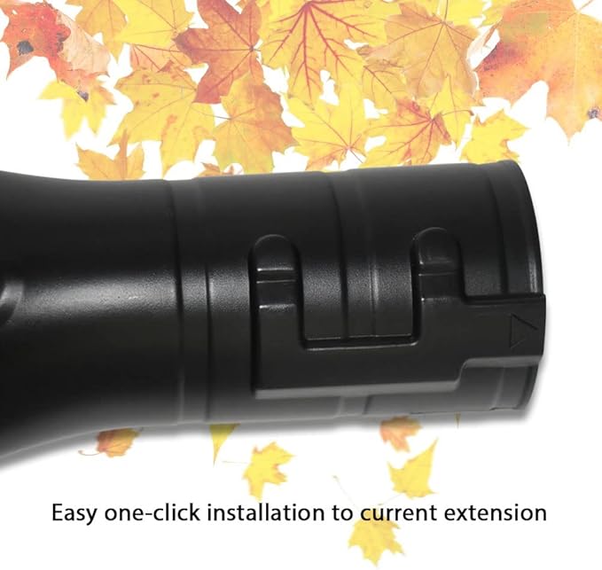 197889-6 Blower Flat End Nozzle, Compatible with 18V X2 36V Hand held Blower, Fits XBU03 & XBU02Z Model - LeafyLoom