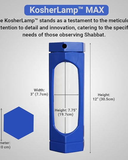 KosherLamp™ Max - Blue by Kosher Innovations™ - LeafyLoom