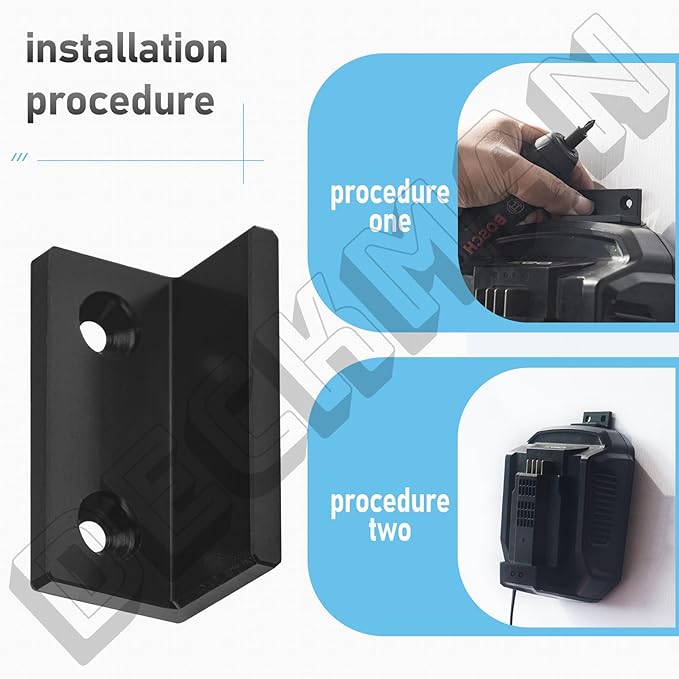 Charger Holders, for EGO Power CH2100 56-Volt Lithium-ion Standard Charger Holders, Keeps You Charger Secured for Storage, with Mounting Hardware - LeafyLoom