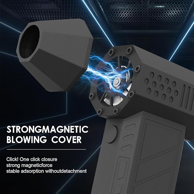 jet dry blower, jet dry mini blower, Electric Air Duster, jet fan 120000 RPM Wind Speed, jet blower car dryer for Car,Cleaning, Camping. - LeafyLoom