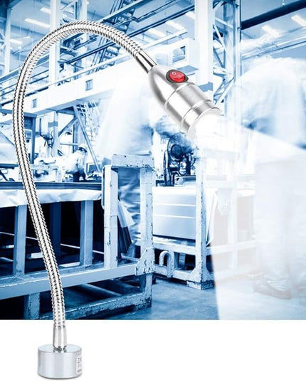 CHICIRIS 3W Flexible Lamp, LED Desk Lamp, Home Sewing Machine Light with Magnetic Base, Flexible Eye Work Lamp for Machine Tools Workbench Reading Lamp - LeafyLoom