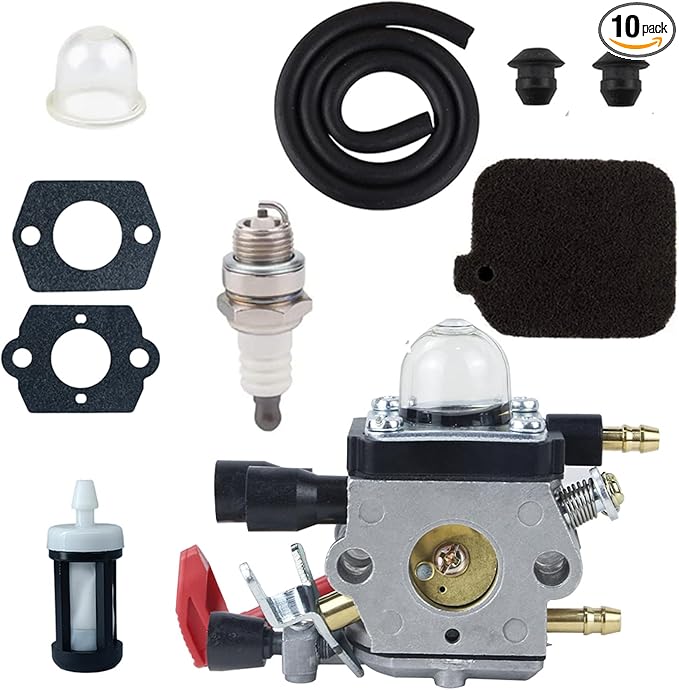 BG50 Carburetor Carb for STIHL BG45 BG46 BG55 BG65 BG85 SH55 SH85 Leaf Blower Replace 4229 120 0650 with Air Filter Tune Up Kit - LeafyLoom