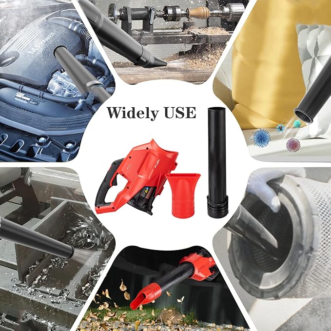 Flat Nozzle for Milwaukee M18 Fuel Leaf Blower, Work for Milwaukee M18 2724-20 & 2724-21(1 Pack, no Tool) - LeafyLoom